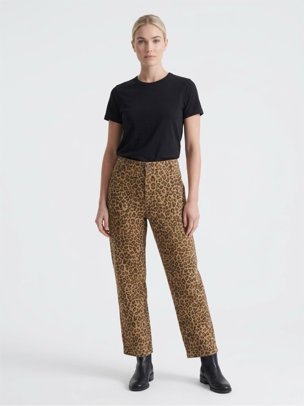 PISTOLA  Leopard Print Pajama Pants - Brown